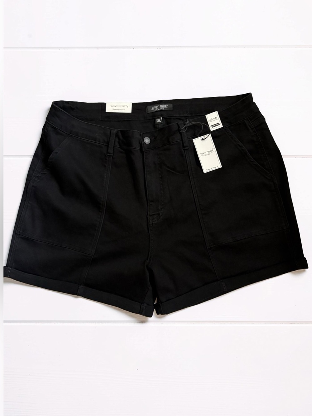 NWT Judy Blue Aurora Shorts Size 3X Black